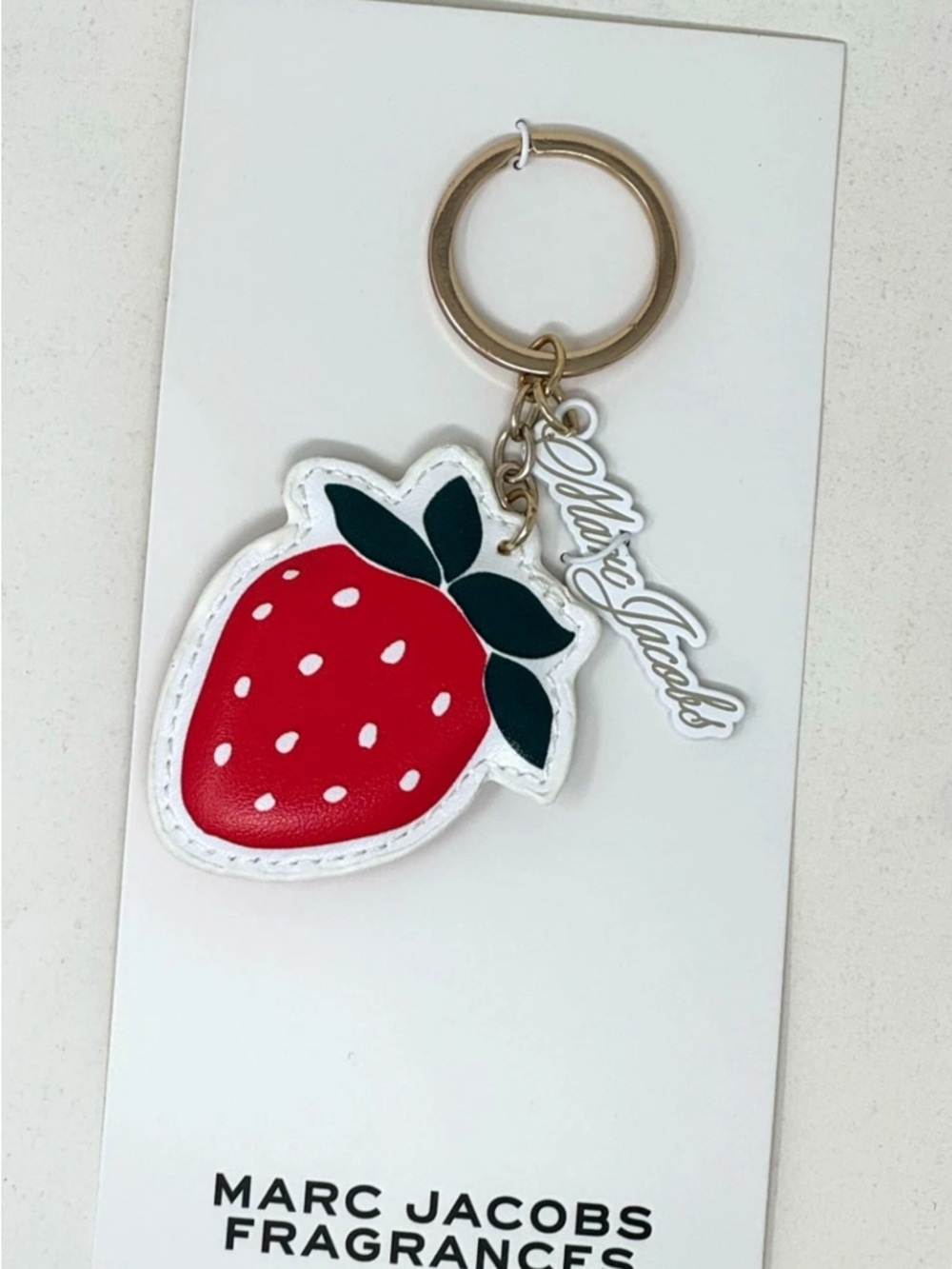 Marc Jacobs strawberry Key Chain new keychain